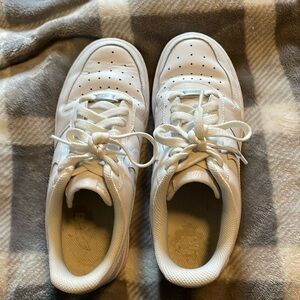 Women’s White Nike Air Force 1s
